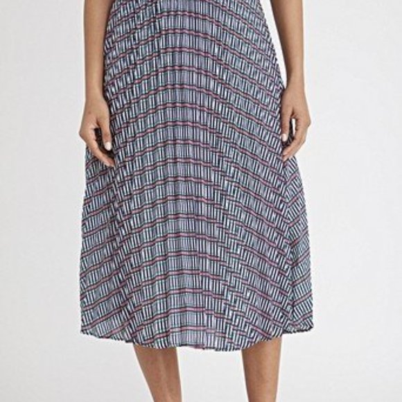 Oliver Bonas Explore Abstract Print Midi Skirt - Picture 6 of 14